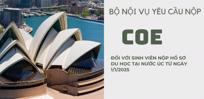 Yêu cầu CoE khi nộp hồ sơ xin visa du học tại Úc 