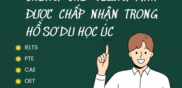 05 CHỨNG CHỈ TIẾNG ANH ĐƯỢC CHẤP NHẬN TRONG HỒ SƠ DU HỌC ÚC